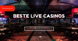 Beste Live Casinos Beitragsbild