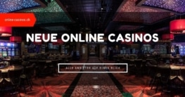 Neue Online Casinos Schweiz Beitragsbild