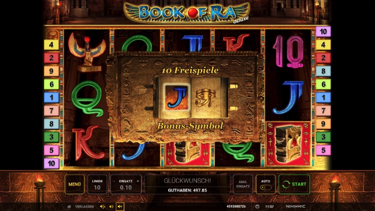 Book of Ra Deluxe Free Spins