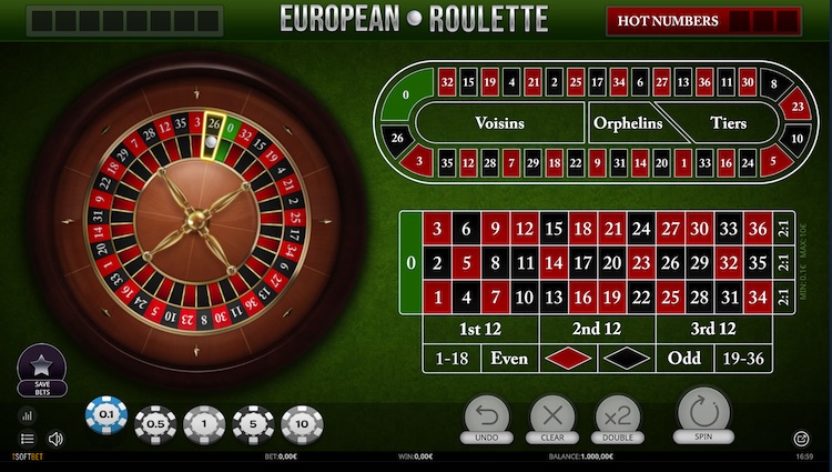 European Roulette von iSoftBet in der Demoversion